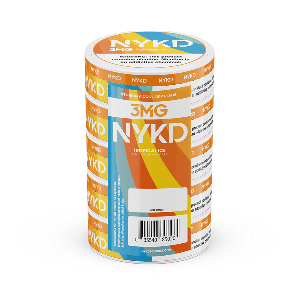 NYKD Nicotine Pouches - 20ct Can- 5-Can Pack - Image 19