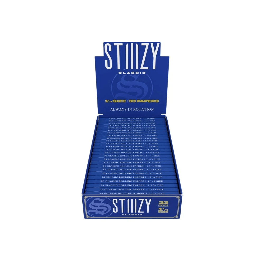 STIIIZY Premium Rolling Papers 1-1/4 in 33-Sheet Booklet - 25pc Display - Image 2