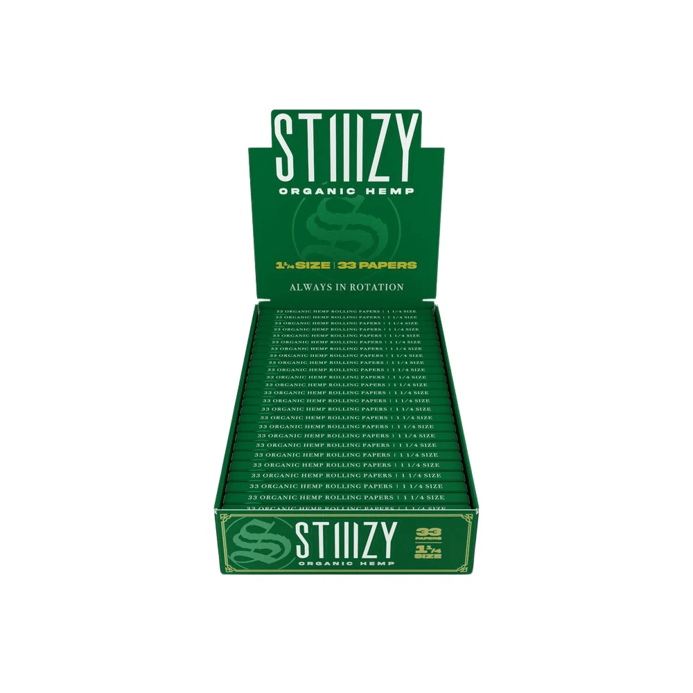STIIIZY Premium Rolling Papers 1-1/4 in 33-Sheet Booklet - 25pc Display - Image 3