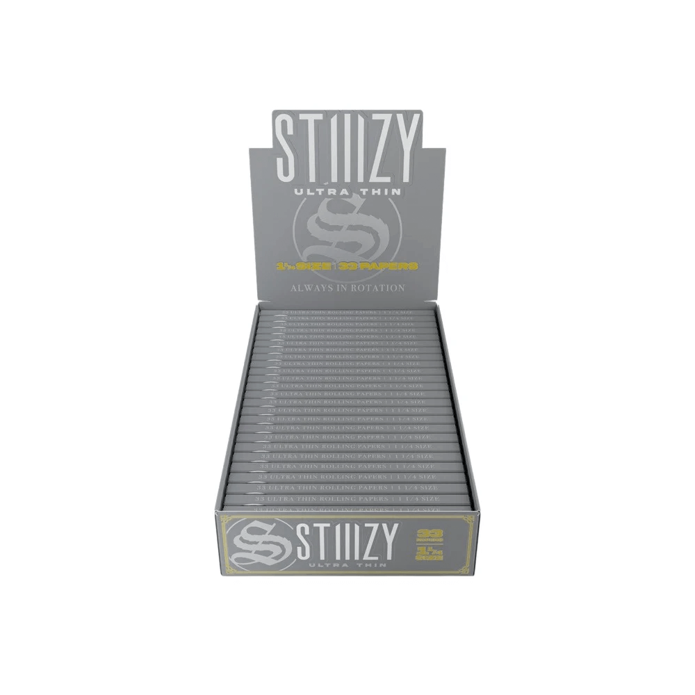 STIIIZY Premium Rolling Papers 1-1/4 in 33-Sheet Booklet - 25pc Display - Image 4