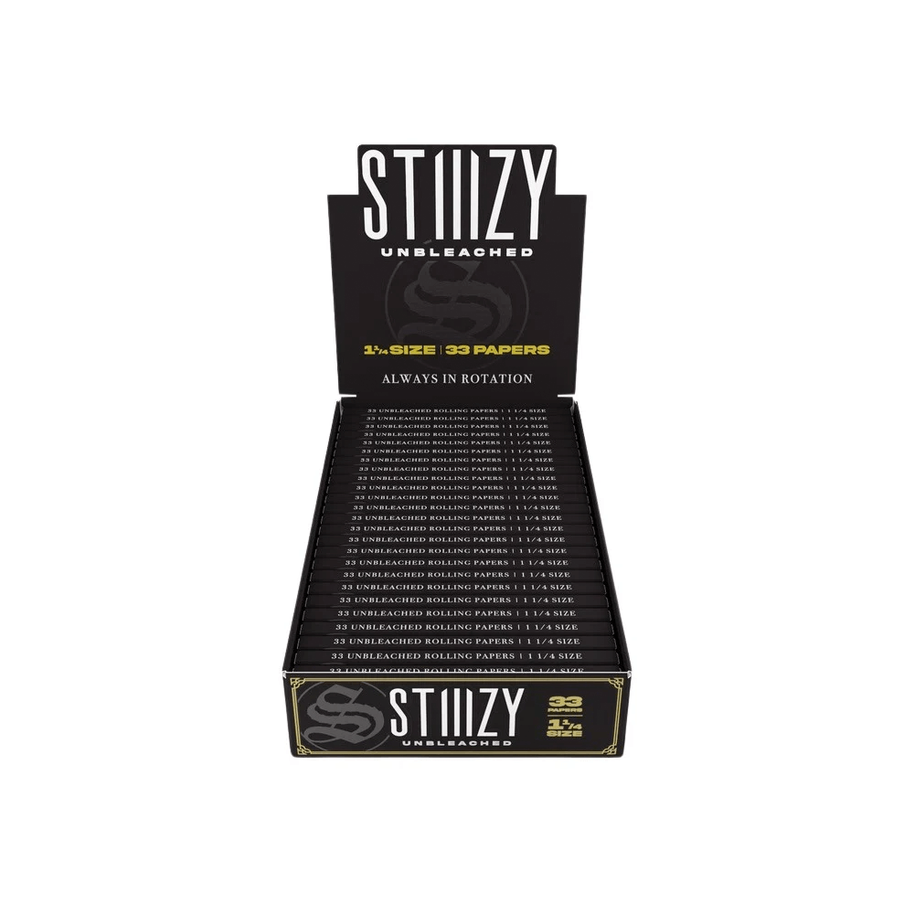 STIIIZY Premium Rolling Papers 1-1/4 in 33-Sheet Booklet - 25pc Display - Image 5