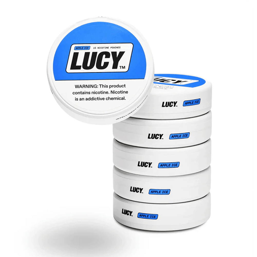 Lucy Nicotine Pouches - 15ct Can- 5-Can Pack - Image 2
