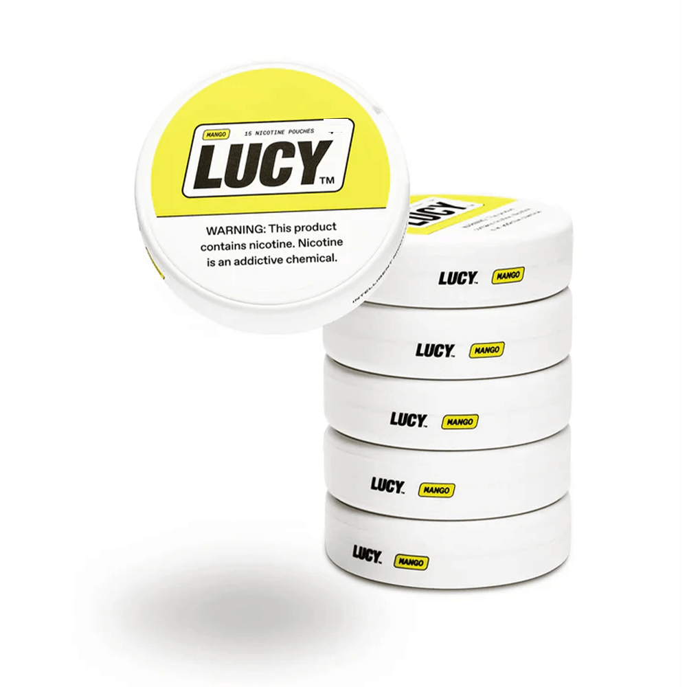 Lucy Nicotine Pouches - 15ct Can- 5-Can Pack - Image 7