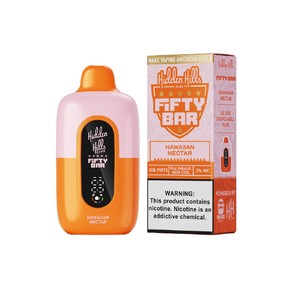 Fifty Bar 20K Hidden Hills Disposable 20000 Puffs 18mL 50mg - MOQ 5 - Image 3