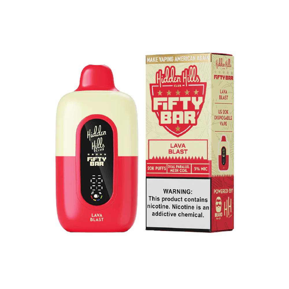 Fifty Bar 20K Hidden Hills Disposable 20000 Puffs 18mL 50mg - MOQ 5 - Image 5
