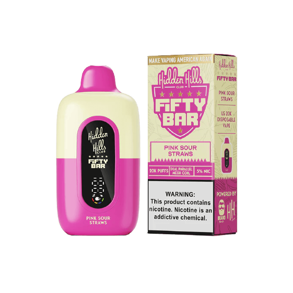Fifty Bar 20K Hidden Hills Disposable 20000 Puffs 18mL 50mg - MOQ 5 - Image 6