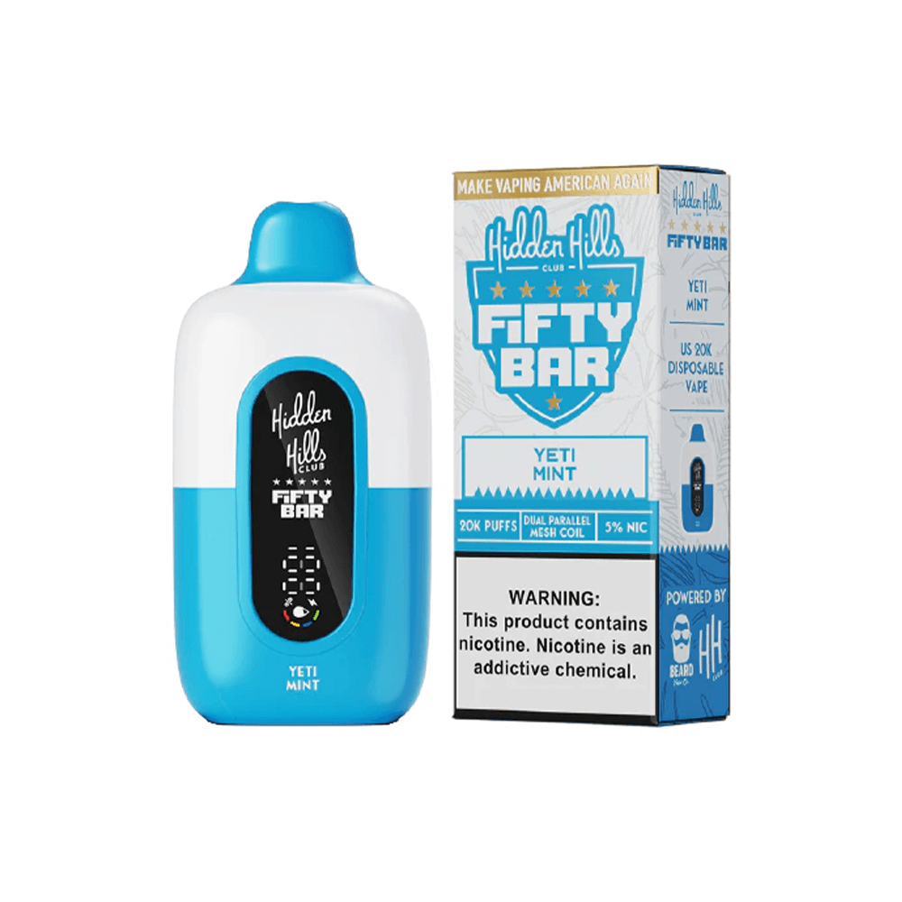 Fifty Bar 20K Hidden Hills Disposable 20000 Puffs 18mL 50mg - MOQ 5 - Image 8