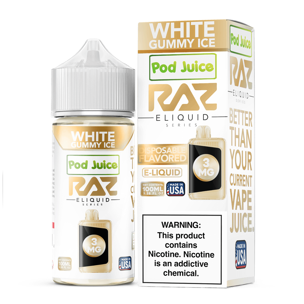 Pod Juice plus RAZ Disposables Collab E-Liquid 100mL - Freebase - MOQ 5 - Image 28