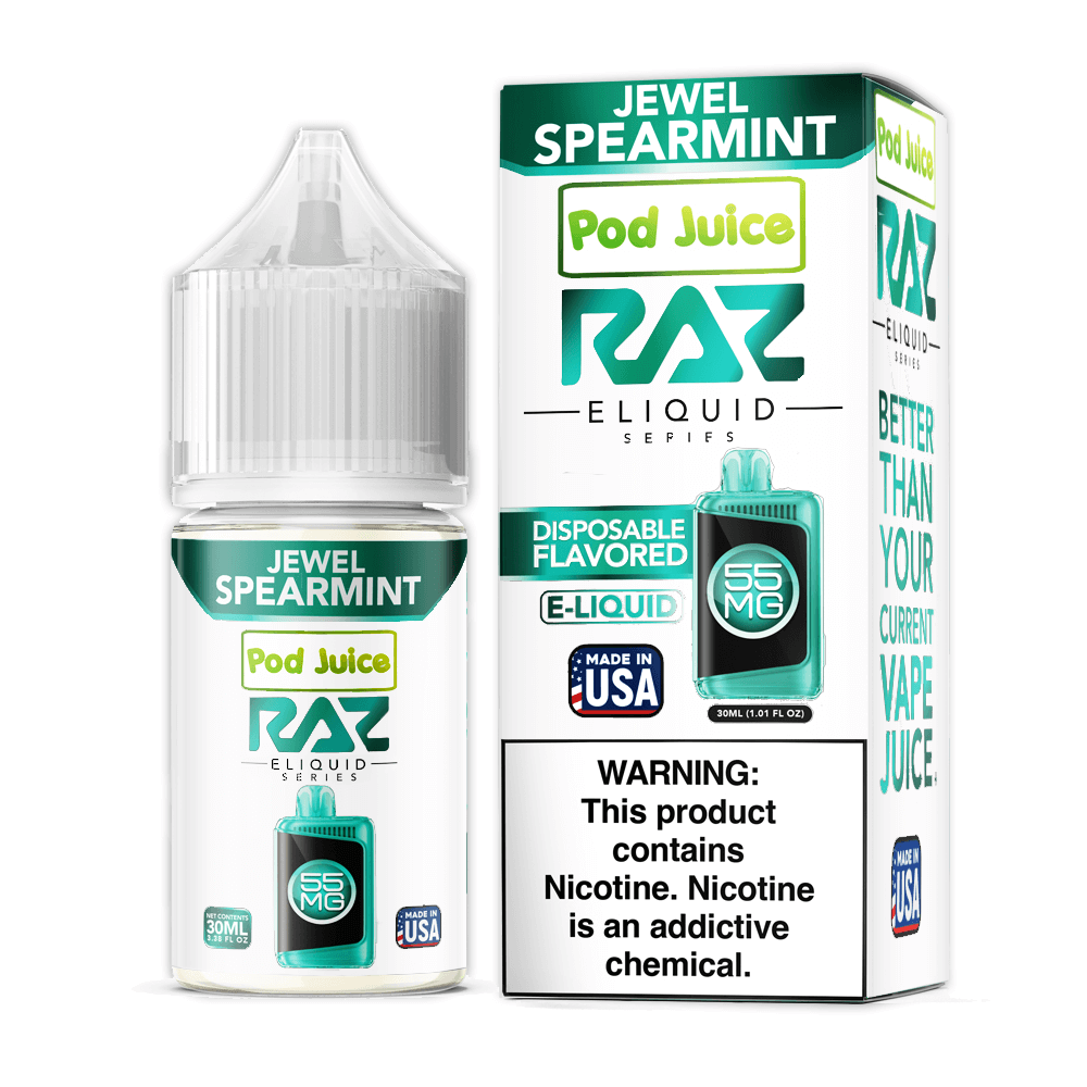 Pod Juice plus RAZ Disposables Collab Salt E-Liquid 30mL - Salt Nic - MOQ 5 - Image 7