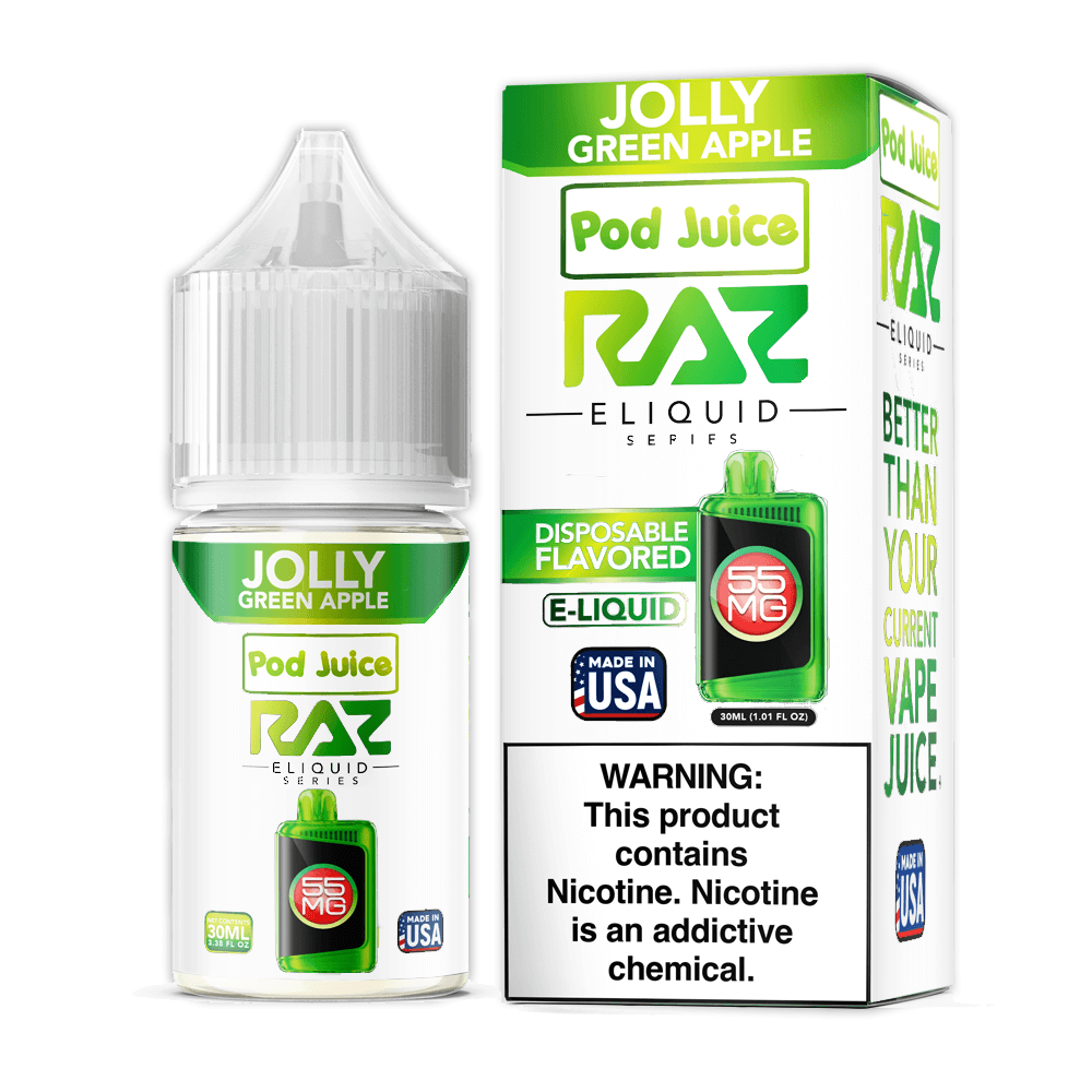 Pod Juice plus RAZ Disposables Collab Salt E-Liquid 30mL - Salt Nic - MOQ 5 - Image 14