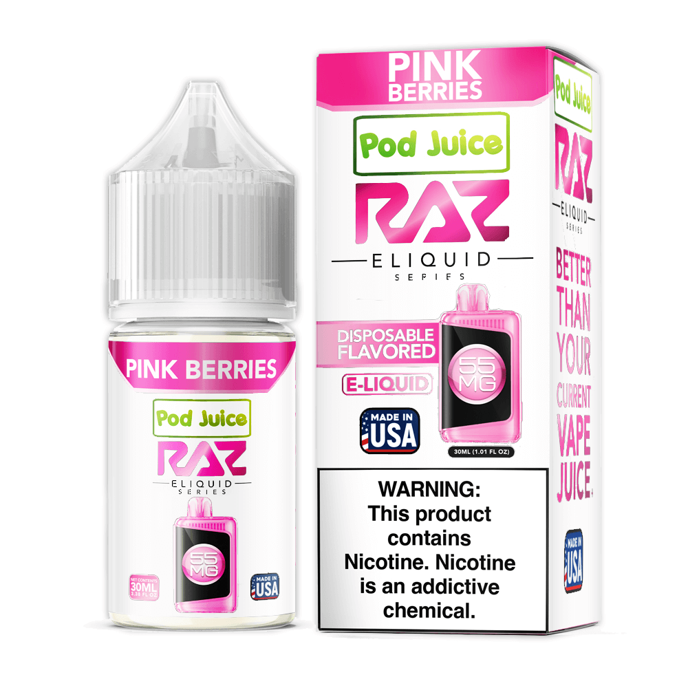 Pod Juice plus RAZ Disposables Collab Salt E-Liquid 30mL - Salt Nic - MOQ 5 - Image 19