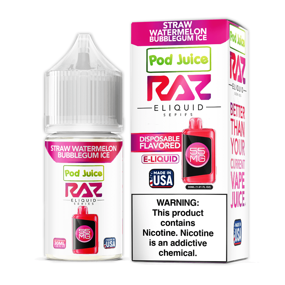 Pod Juice plus RAZ Disposables Collab Salt E-Liquid 30mL - Salt Nic - MOQ 5 - Image 23