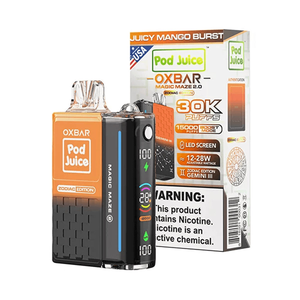 Oxbar Magic Maze 2.0 Pod Juice Disposable 30000 Puffs 13mL 50mg - MOQ 5 - Image 3