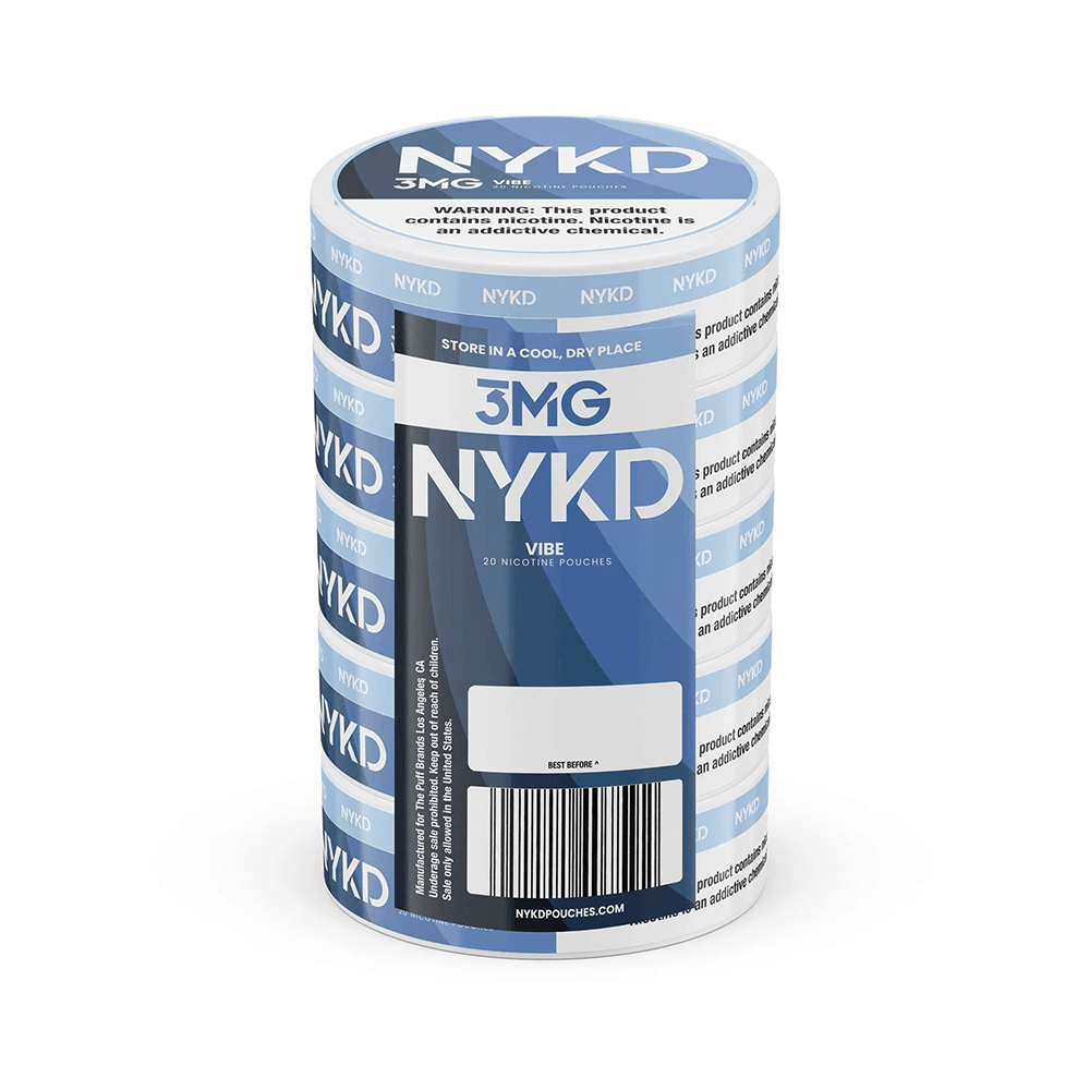 NYKD Nicotine Pouches - 20ct Can- 5-Can Pack - Image 5