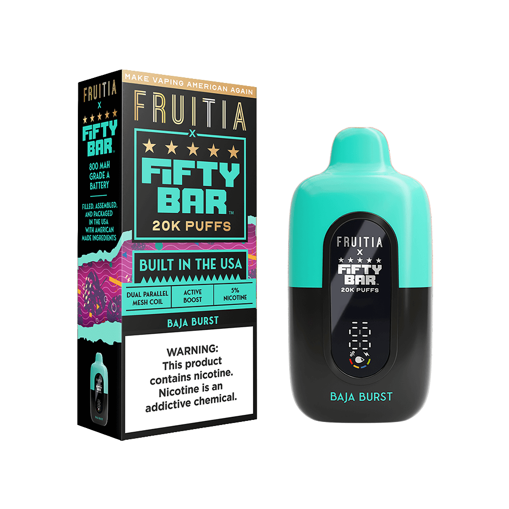 Fifty Bar Fruitia Disposable 20000 Puffs 18mL 50mg - MOQ 5 - Image 4