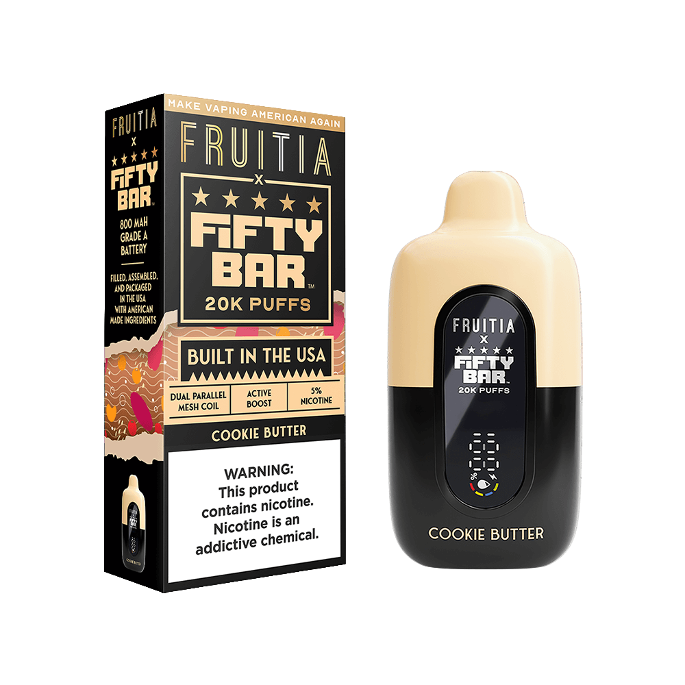 Fifty Bar Fruitia Disposable 20000 Puffs 18mL 50mg - MOQ 5 - Image 7