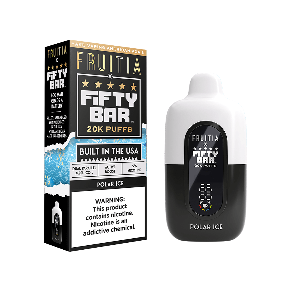 Fifty Bar Fruitia Disposable 20000 Puffs 18mL 50mg - MOQ 5 - Image 9