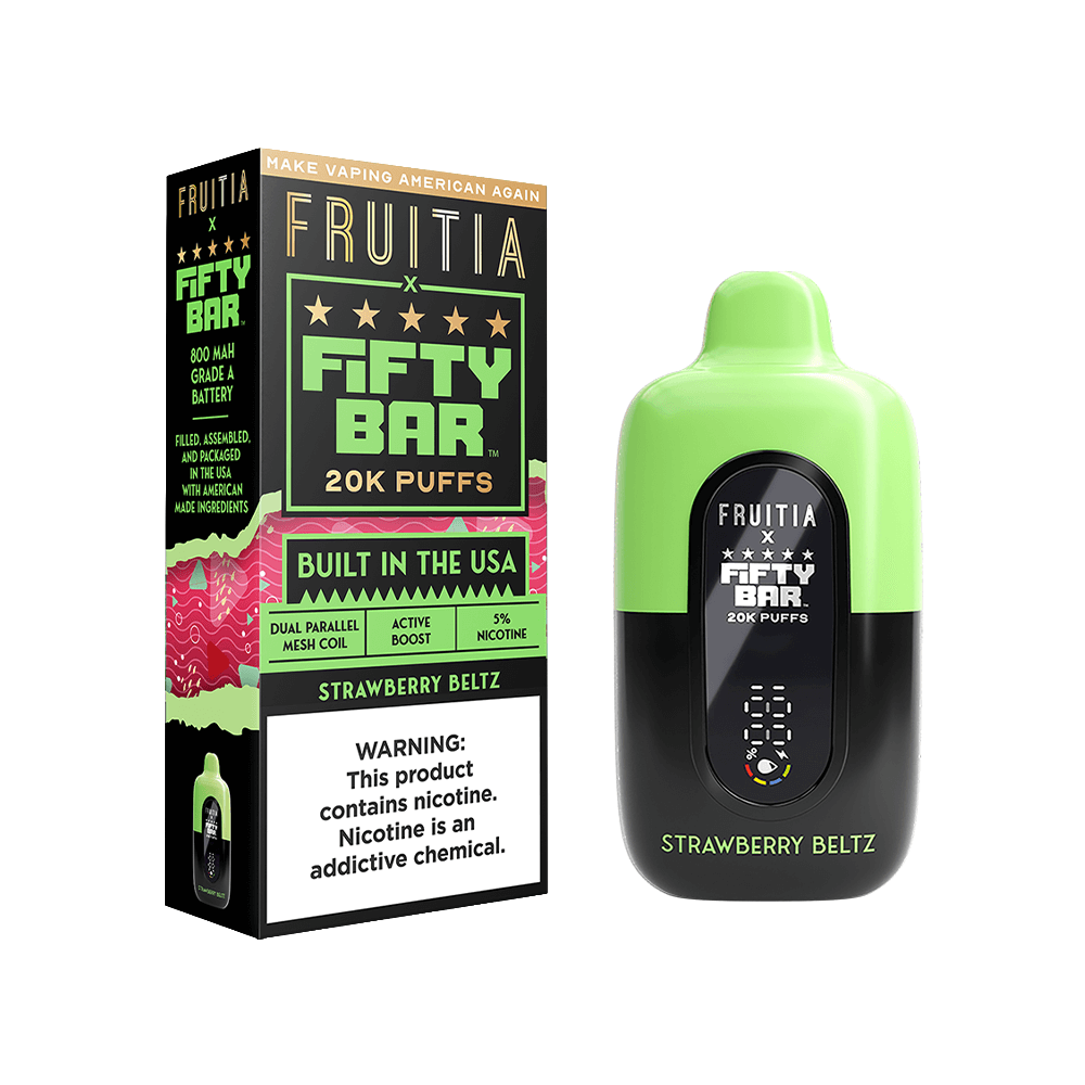 Fifty Bar Fruitia Disposable 20000 Puffs 18mL 50mg - MOQ 5 - Image 13