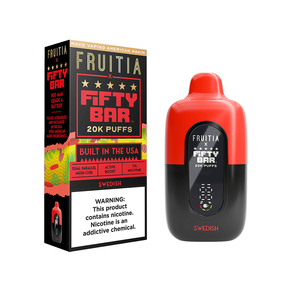 Fifty Bar Fruitia Disposable 20000 Puffs 18mL 50mg - MOQ 5 - Image 14