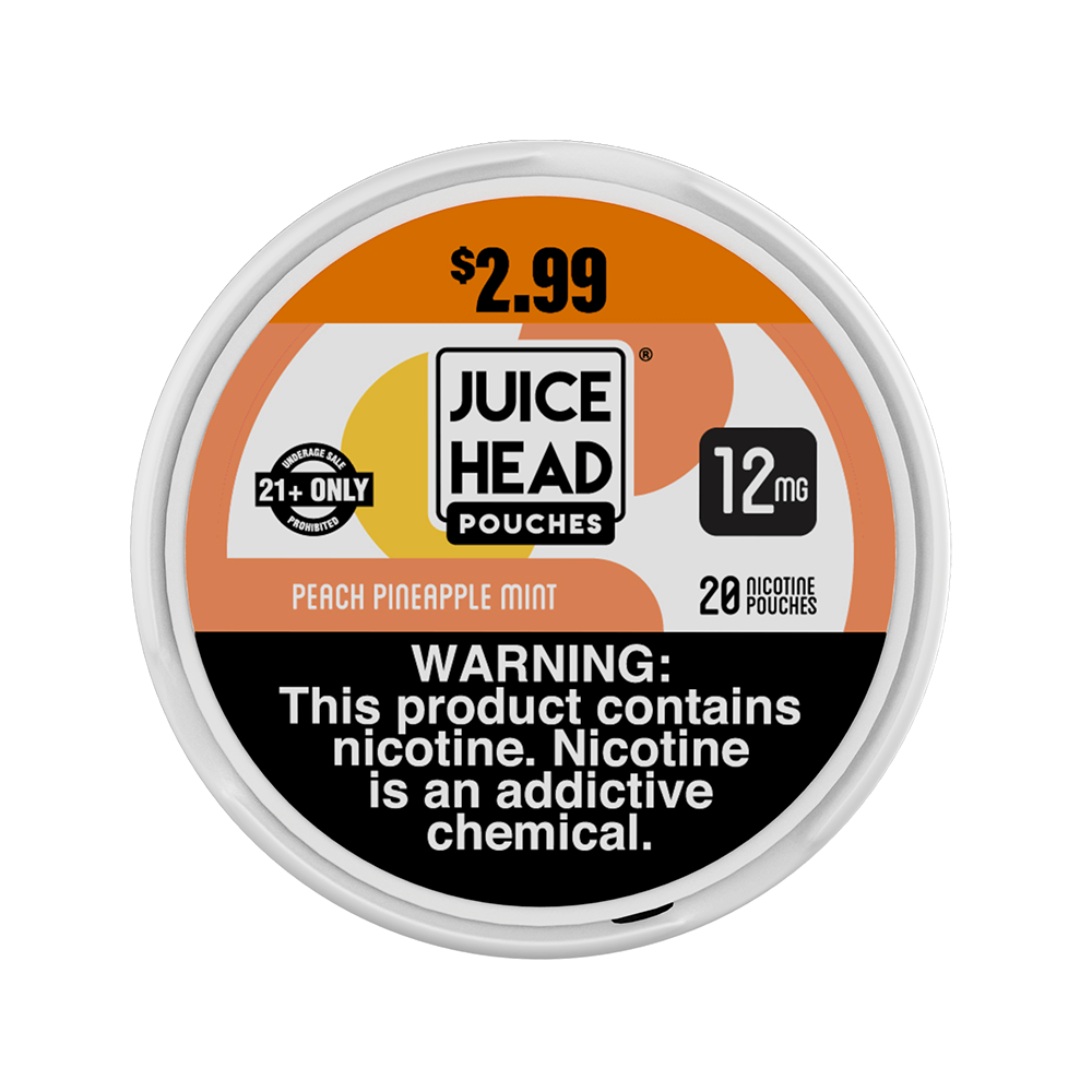 Juice Head ZTN Nicotine Pouch - 20ct Can- 5-Can Pack - Pre Priced - Image 6