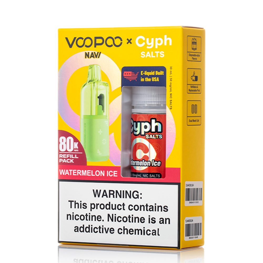 Voopoo Navi 80K Refill Pack (Empty Pod) + Cyph (LIQ Salt)(30mL) Bundle - Image 10